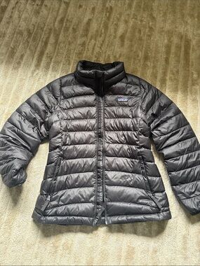 Patagonia kid’s Black Quilted Down Puffer Jacket